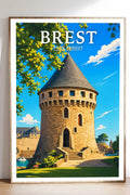 Affiche Brest Tour Tanguy