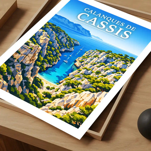 Affiche - Calanques de Cassis