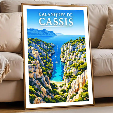 Affiche - Calanques de Cassis