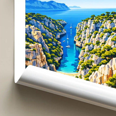 Affiche - Calanques de Cassis