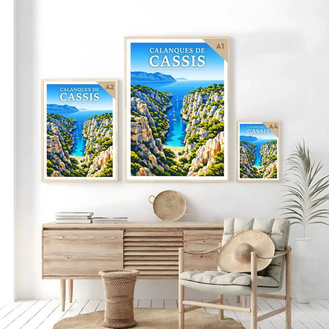 Affiche - Calanques de Cassis