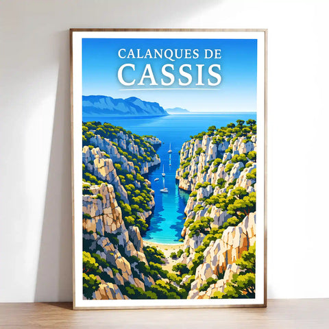 Affiche - Calanques de Cassis