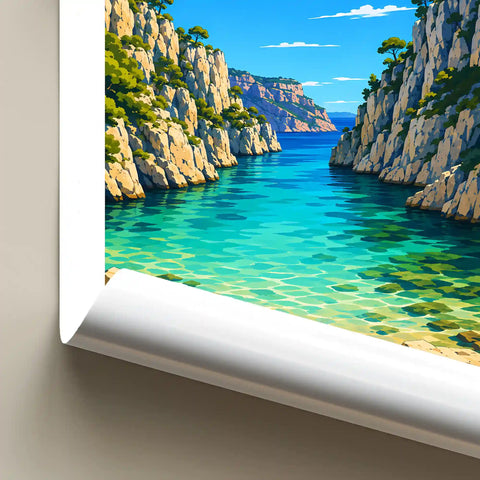Affiche - Calanques de Marseille