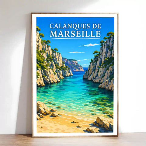 Affiche - Calanques de Marseille