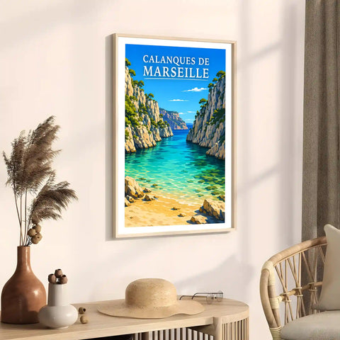 Affiche - Calanques de Marseille