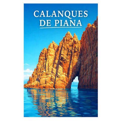 Affiche - Calanques de Piana