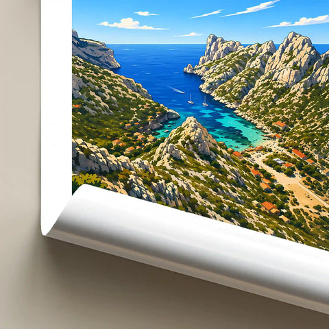 Affiche - Calanques de Sormiou