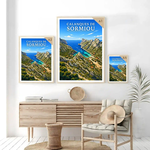 Affiche - Calanques de Sormiou
