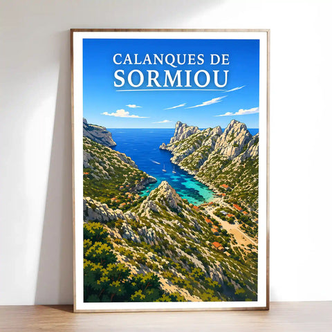Affiche - Calanques de Sormiou