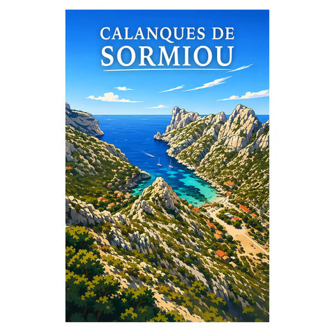 Affiche - Calanques de Sormiou