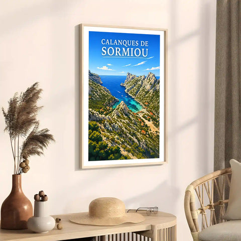 Affiche - Calanques de Sormiou