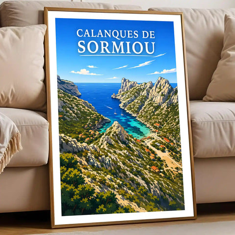 Affiche - Calanques de Sormiou