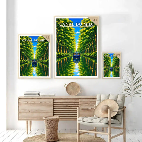 Affiche - Canal du Midi