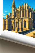 Affiche - Carcassonne - Basilique Saint-Nazaire-et-Saint-Celse - affiche carcassonne