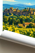 Affiche - Carcassonne - La Cité Médiévale - affiche carcassonne