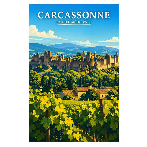Affiche - Carcassonne - La Cité Médiévale