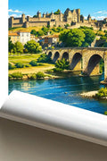 Affiche - Carcassonne - Le Canal du Midi - affiche carcassonne