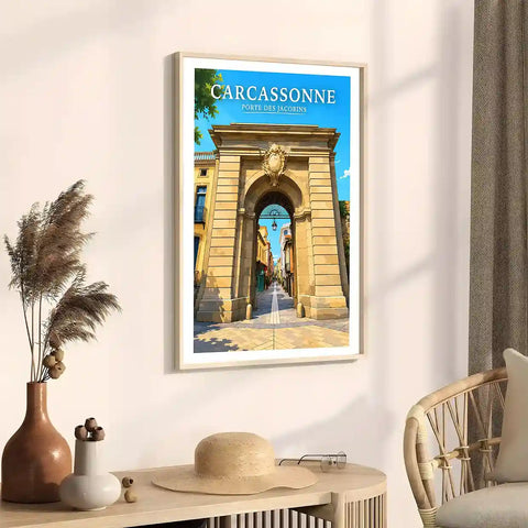 Affiche - Carcassonne - Porte des Jacobins