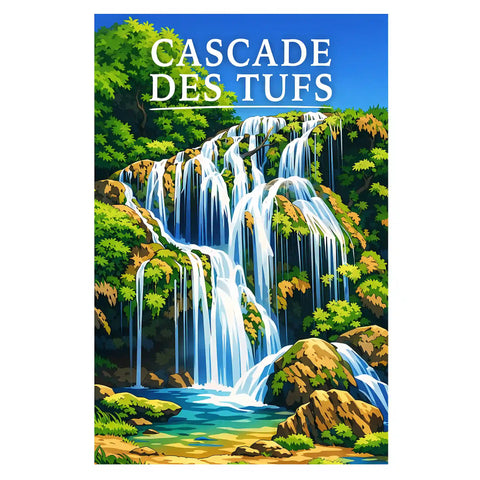 Affiche - Cascade des Tufs