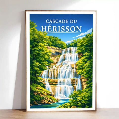 Affiche - Cascade du Hérisson