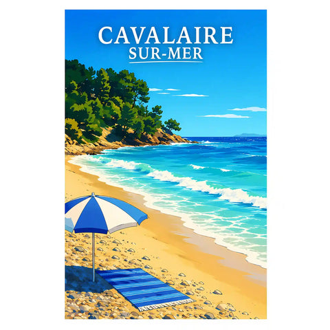 Affiche - Cavalaire-sur-Mer