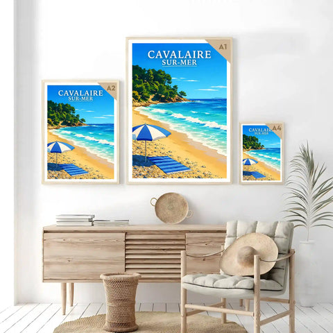 Affiche - Cavalaire-sur-Mer
