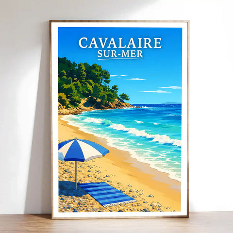 Affiche - Cavalaire-sur-Mer