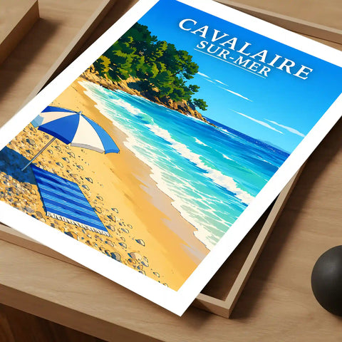 Affiche - Cavalaire-sur-Mer