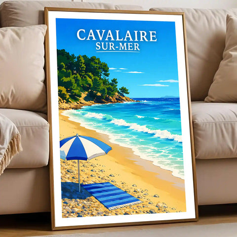 Affiche - Cavalaire-sur-Mer