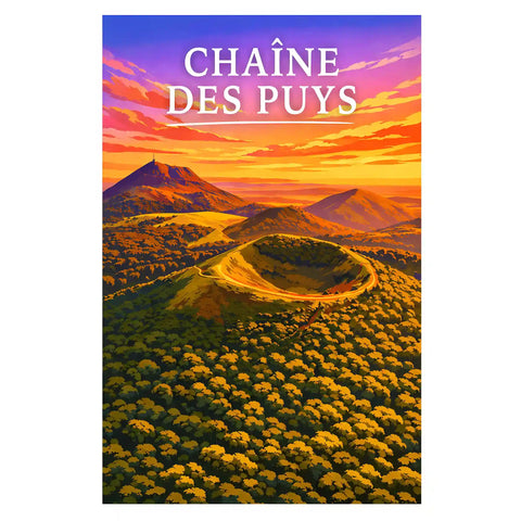 Affiche - Chaîne des Puys