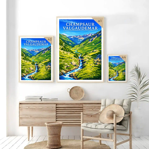 Affiche - Champsaur-Valgaudemar