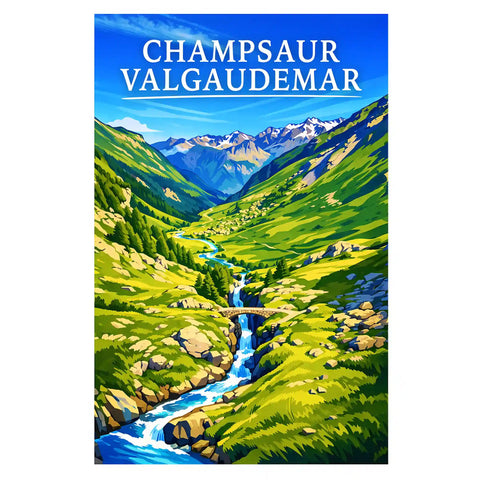 Affiche - Champsaur-Valgaudemar