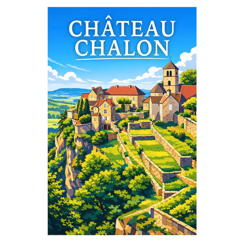 Affiche - Château-Chalon
