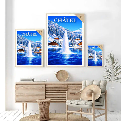 Affiche - Châtel