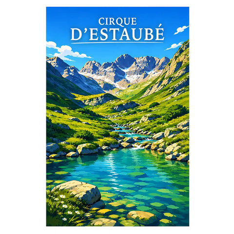 Affiche - Cirque d'Estaubé