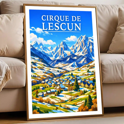 Affiche - Cirque de Lescun