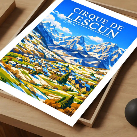 Affiche - Cirque de Lescun