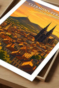 Affiche - Clermont-Ferrand - Capitale de l'Auvergne - affiche clermont-ferrand