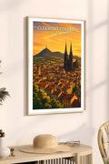 Affiche - Clermont-Ferrand - Capitale de l'Auvergne - affiche clermont-ferrand