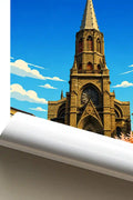 Affiche - Clermont-Ferrand - Église Saint-Eutrope - affiche clermont-ferrand