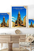 Affiche - Clermont-Ferrand - Église Saint-Eutrope - affiche clermont-ferrand