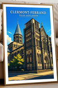 Affiche - Clermont-Ferrand - Église Saint-Joseph - affiche clermont-ferrand