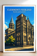 Affiche - Clermont-Ferrand - Église Saint-Joseph - affiche clermont-ferrand