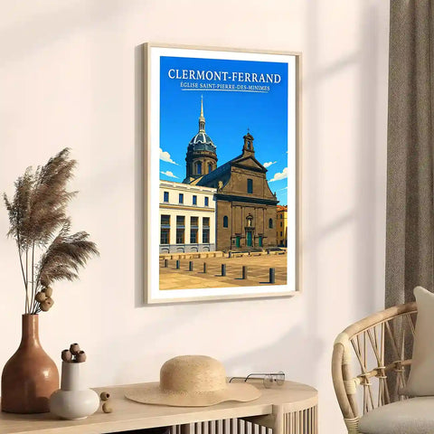 Affiche - Clermont-Ferrand - Église Saint-Pierre-des-Minimes