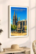 Affiche - Clermont-Ferrand - Place de la Victoire - affiche clermont-ferrand