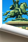 Affiche - Clermont-Ferrand - Statue de Vercingetorix - affiche clermont-ferrand