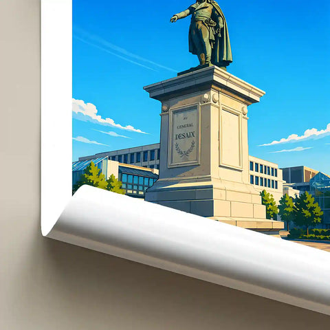 Affiche - Clermont-Ferrand - Statue du Général Desaix