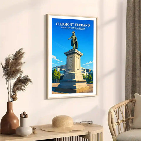 Affiche - Clermont-Ferrand - Statue du Général Desaix