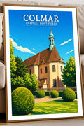 Affiche - Colmar - Chapelle Saint-Pierre - affiche colmar