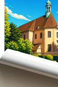 Affiche - Colmar - Chapelle Saint-Pierre - affiche colmar